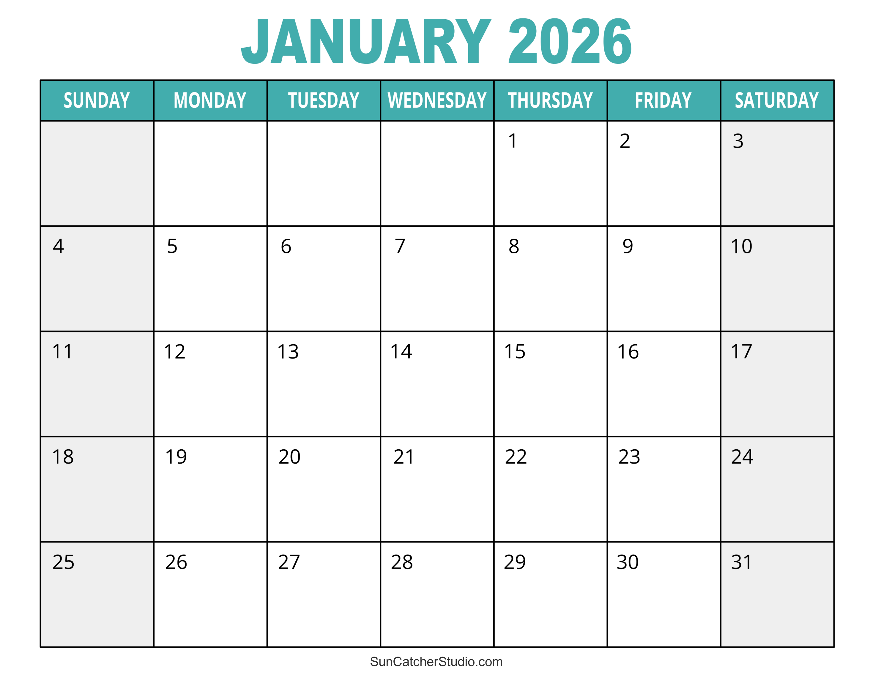 january 2026 calendar (free printable) – free printables